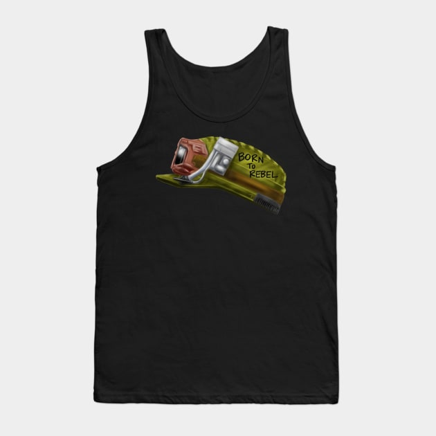 Born to Rebel Tank Top by jasonyerface